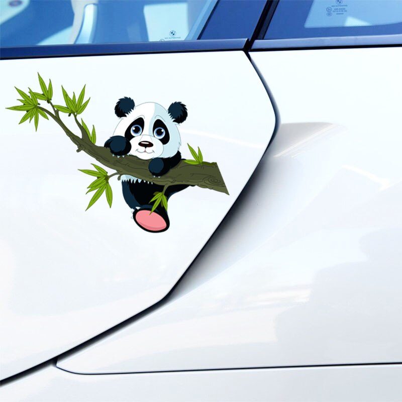 Auto Stickers Panda is klimmen de Boom auto styling decals Motorfiets Auto deur raam Accessoires auto-styling decals