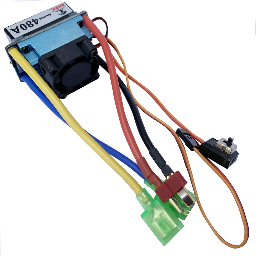 480A Esc Rc Boot Air Cooling 380/540/775 Brushed Motor Speed Controller Dual Mode Regulator Band Rem Voor 1:10 auto Aas Boot