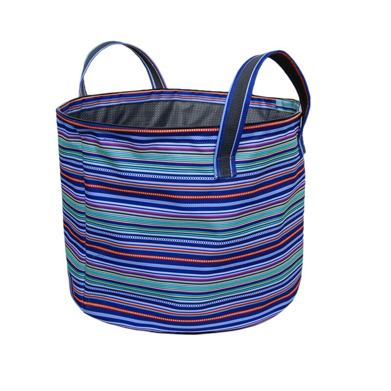 600D Portable Travel Foldable Camping Wash Basin Water Bucket Bowl Sink Washing Bag