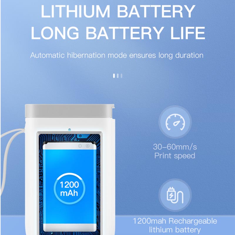 Niimbot D11 Wireless label printer Portable Pocket Label Printer Bluetooth Thermal Label Printer Fast Printing Home Use Office