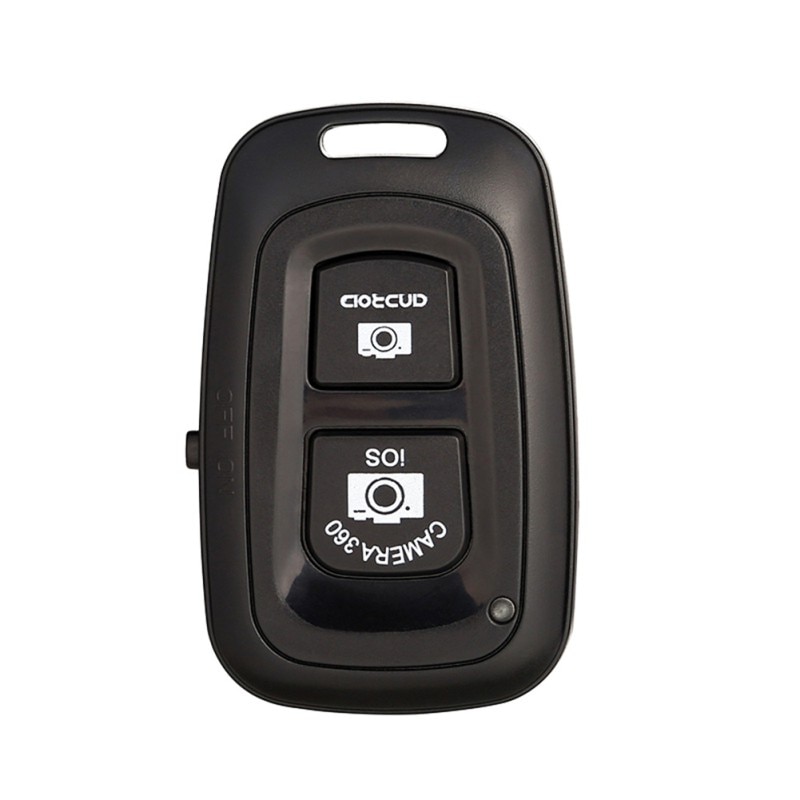 Black Mini Wireless Remote Controller Bluetooth Selfie Camera Shutter For Mobile Phone