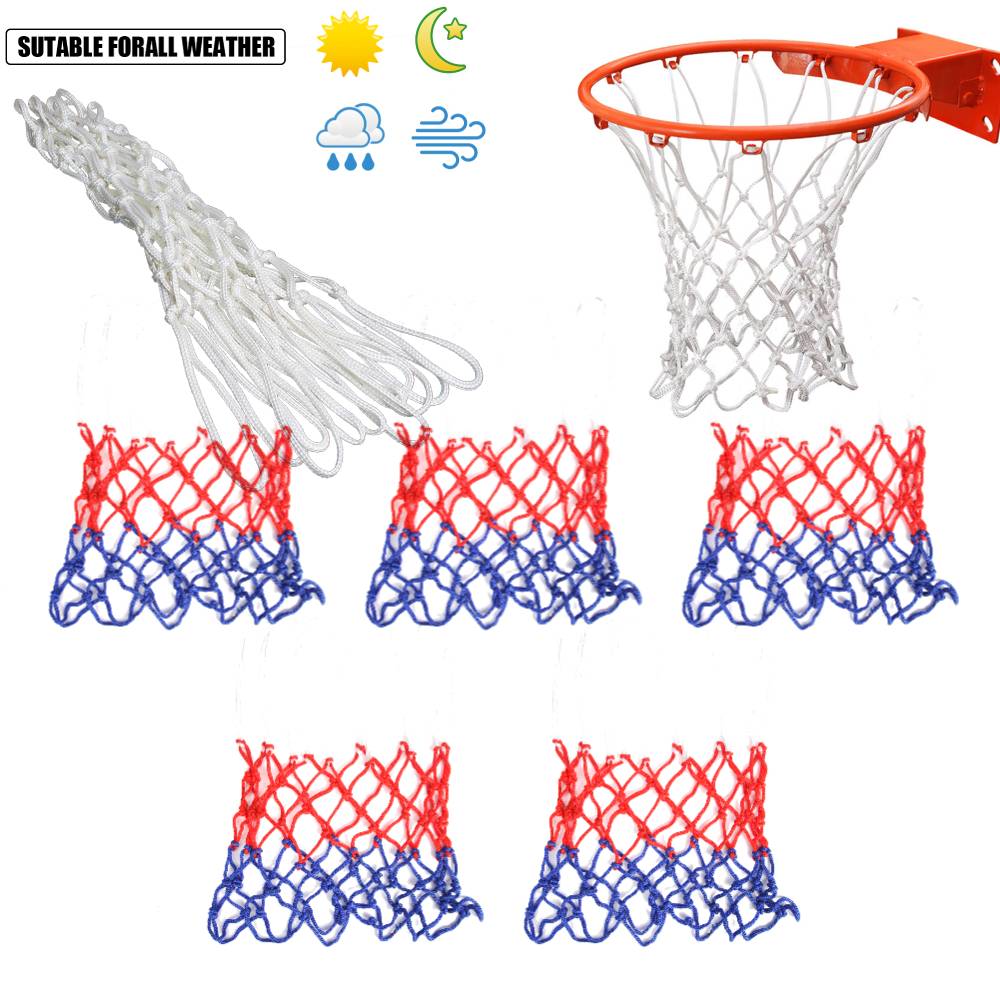 Basketball Hoop Mesh Net Durable Standard Size Nylon Thread Sports Backboard Rim Ball Pum Sports Entertainment