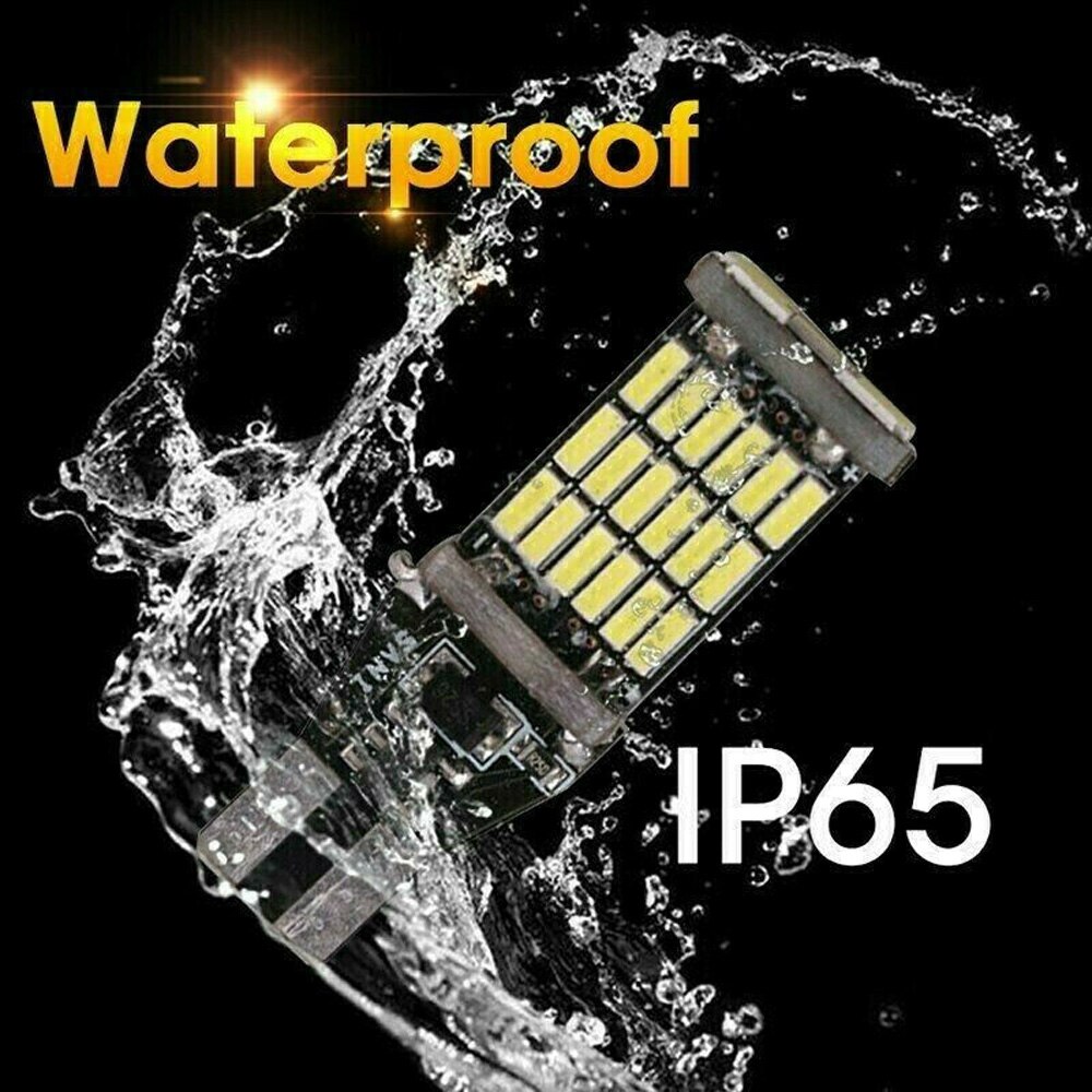 Virheetön takavalo  t15 12v-24v valkoista canbus-lamppua alumiinia polttimot 2 kpl