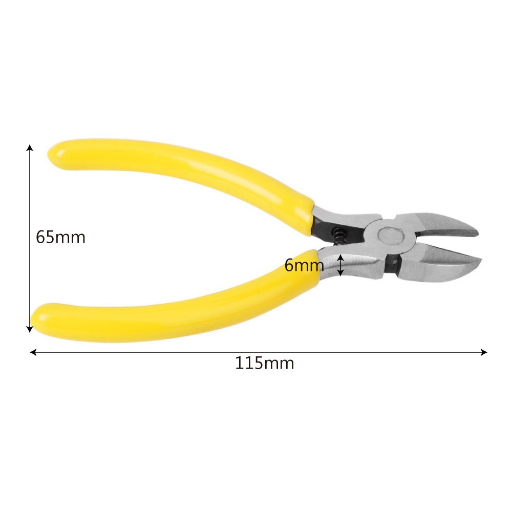 Diywork Kniptang Tang Elektriciteit Kabel Snijgereedschap Electrican Werk Diagonale Tang 11.5 Cm Tuin Elektrische Reparatie Tool