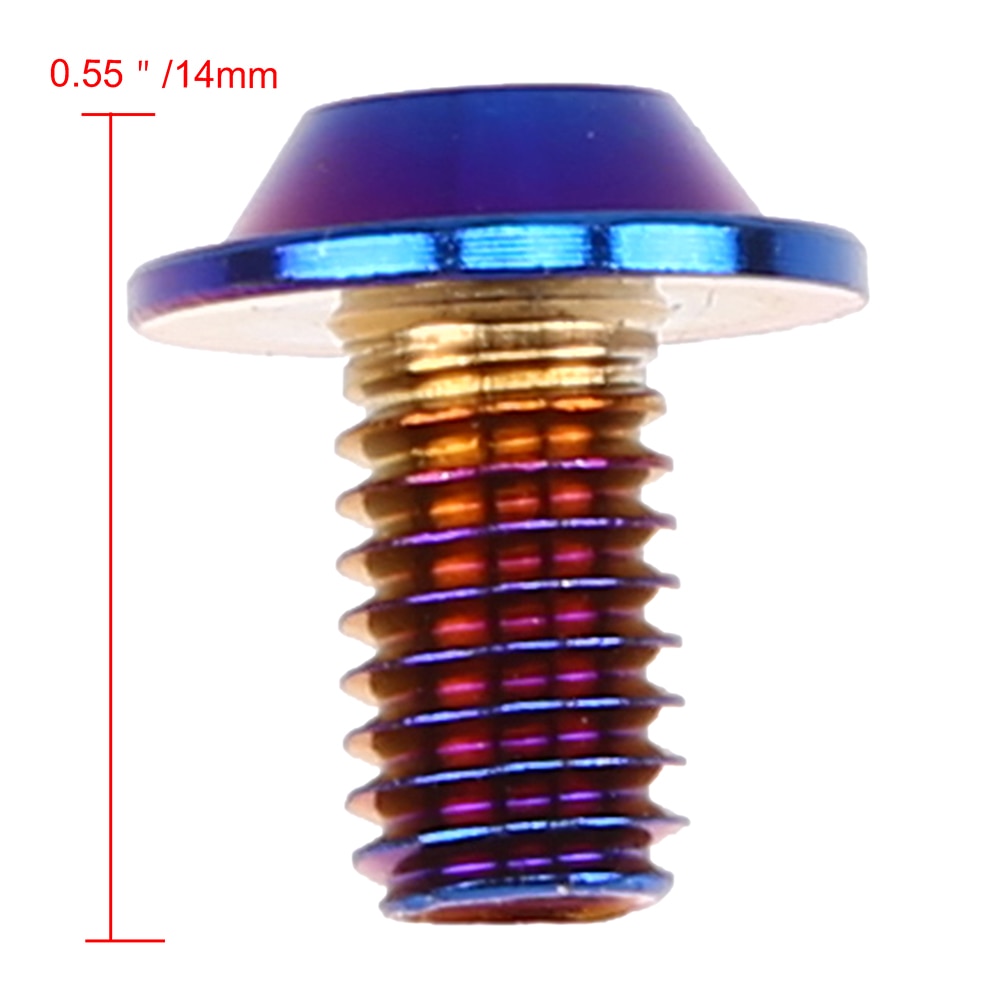 POSSBAY M6 Motorcycle Nut Bolt 304 Stainless Steel Plum Hex Screw Anti-theft Plum Hex Bolt Universal Hex Screw for Moto Car: M6x10