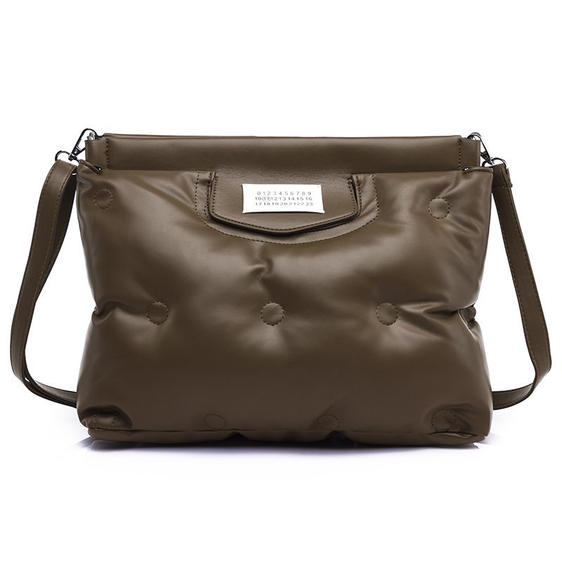 OLSITTI – Sac à bandoulière en velours pour femmes, fourre-tout de couleur unie, grande capacité, hiver: Dark Brown