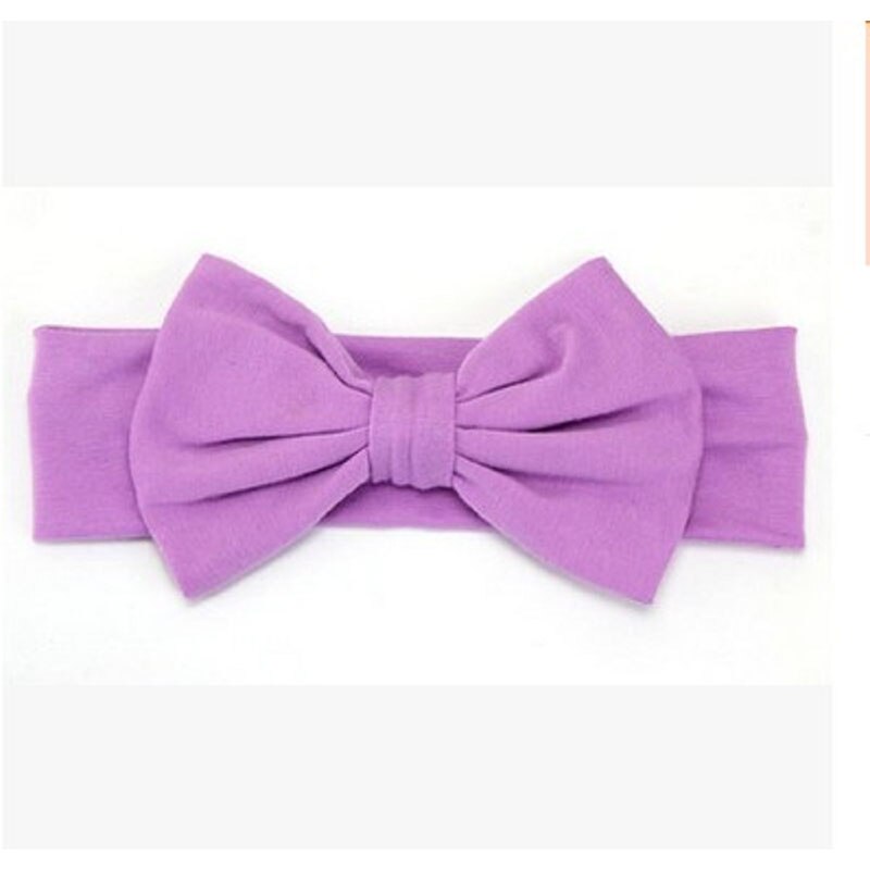 Toddler Girls Kids Headband Baby Girl Big Bow Hairband Headband Stretch Turban Knot Baby Turbans Accessoire red yellow: H
