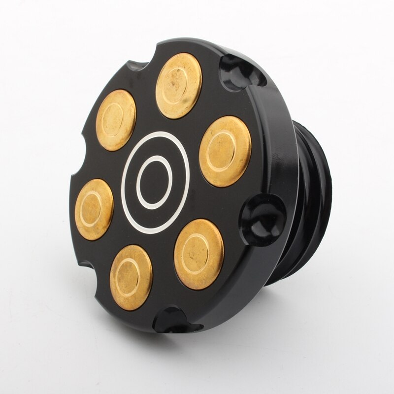 Tapa de aceite decorativa para tanque de gasolina negro para motocicleta Sportster XL 1200 883 X48