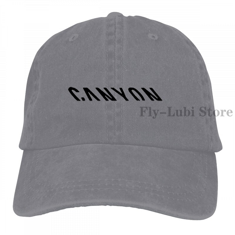 Canyon Cycling Baseball cap men women Trucker Hats adjustable cap: 2-Gray