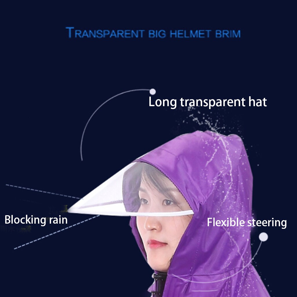 Mannen Vrouwen Fietsen Fiets Regenjas Rain Cape Poncho Hooded Winddicht Regen Jas Scootmobiel Cover Regenjas