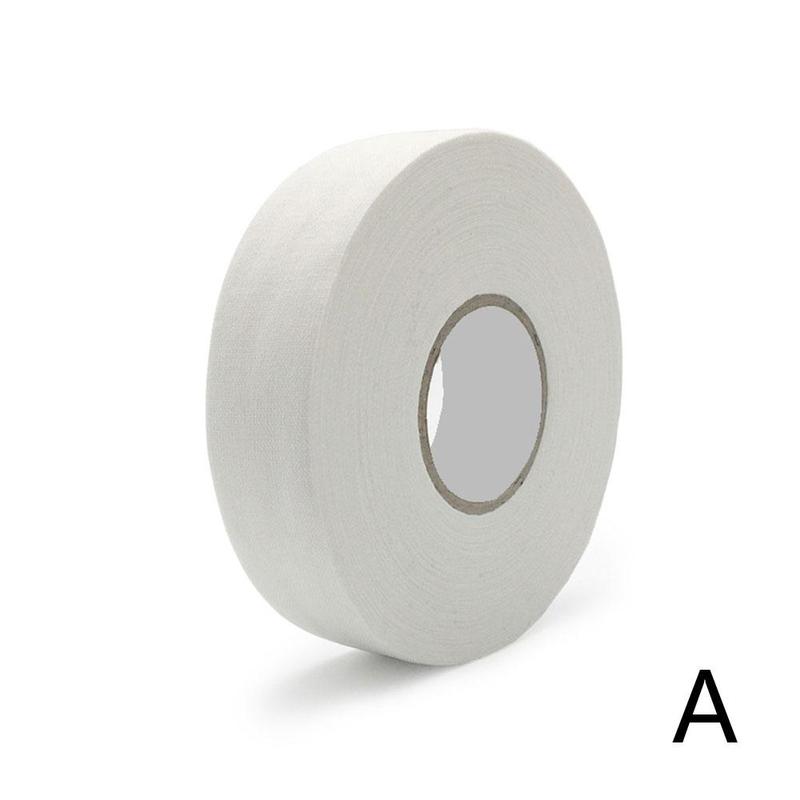 1 stück sporttape, hockeytape, eishockeytape, transparent, schläger, golf, verschleißfest, ball, nicht klebend, hohe haftkraft, rutschfest ,  w3 5: Weiß
