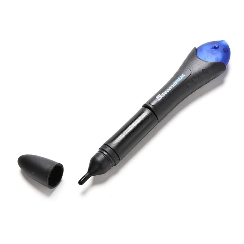 5 Second Quick Fix Liquid Glue Pen Uv Light Repair Tool With Glue Super Powered Liquid Plastic Welding Compound Office Supplies