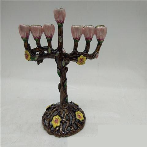 Chandelier jérusalem Menorah 9 Branches bougeoirs alliage décor à la maison Menorah: 2