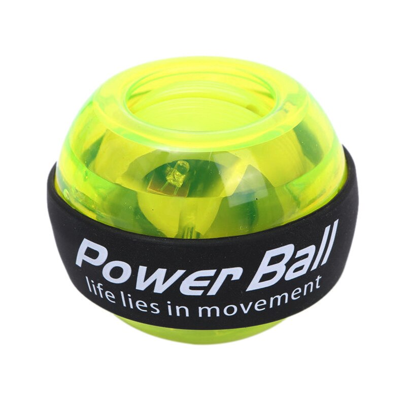 Allenatore di palla da polso a portato giroscopio rinforzo di fitness potenza palla braccio ginnico Powerball macchina per esercizi palestra attrezzature per il fitness: verde