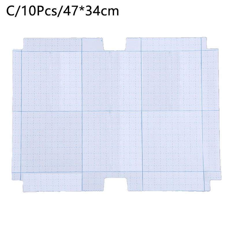 10/Pack Transparante Boek Cover Frosted Textuur Zelfklevende Onderwijs Student Kantoorbenodigdheden Boek Film Studie Levert C4C9: Ligh Blue