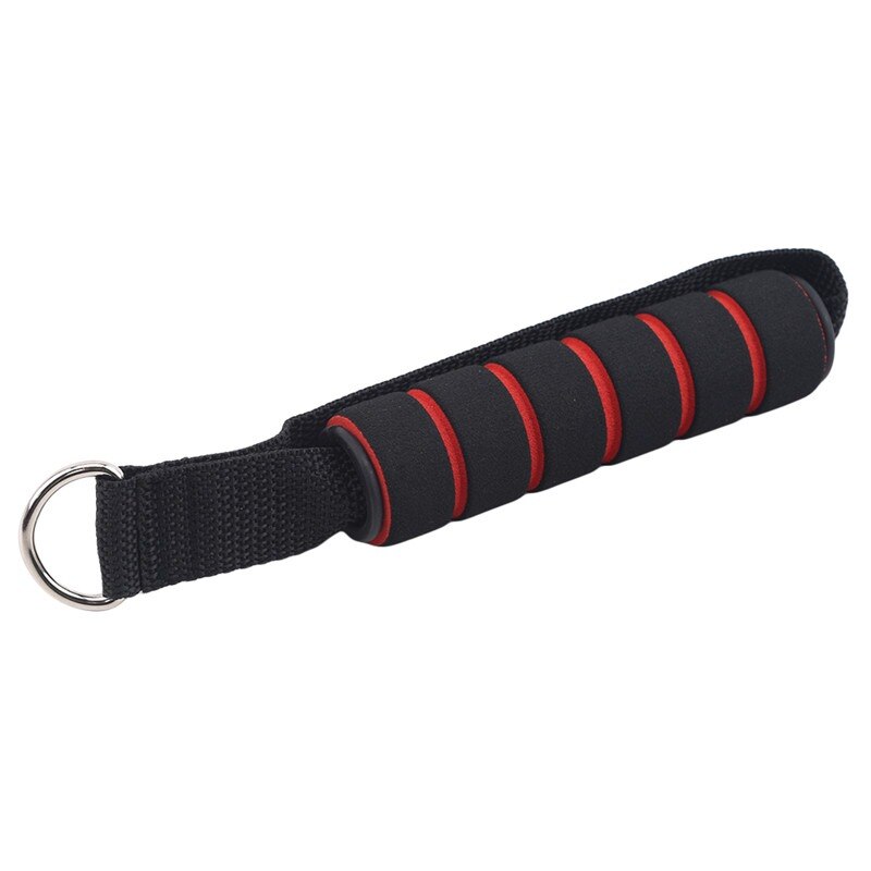 Cable de cuerda de tríceps para entrenamiento de gimnasia, barra de mango, banda de entrenamiento de gimnasia, anillo de resorte en D, cuerda de tracción, barra de Cable, cuerda elástica, 1 ud.