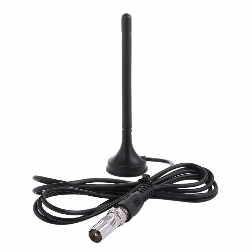 Mini TV Antenna Indoor Dual Flat Enhancement Home Easy Installation Long Range HD Aerial Digital Portable Base Signal Reception
