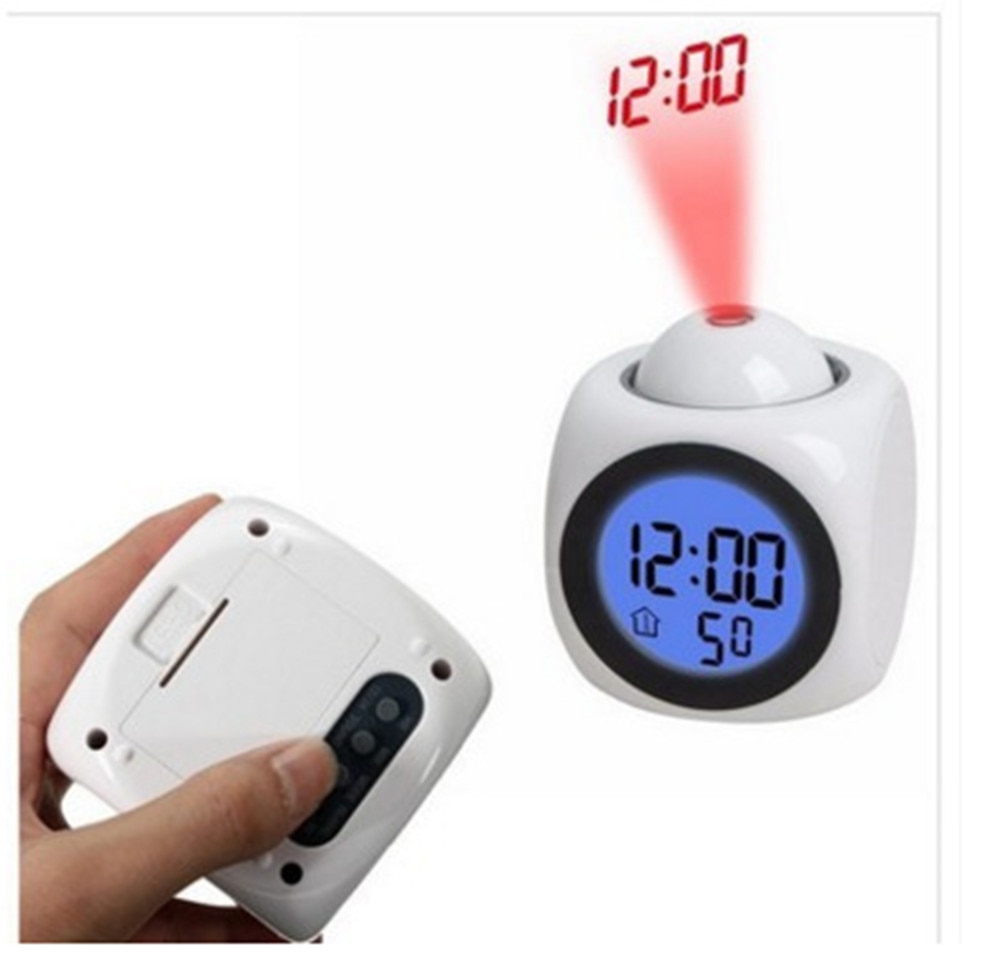 Digital Table Project Alarm Clock LED Clock For Children Desktop Clock Natural Sound Wake Up Clock home Decor z0325#G20