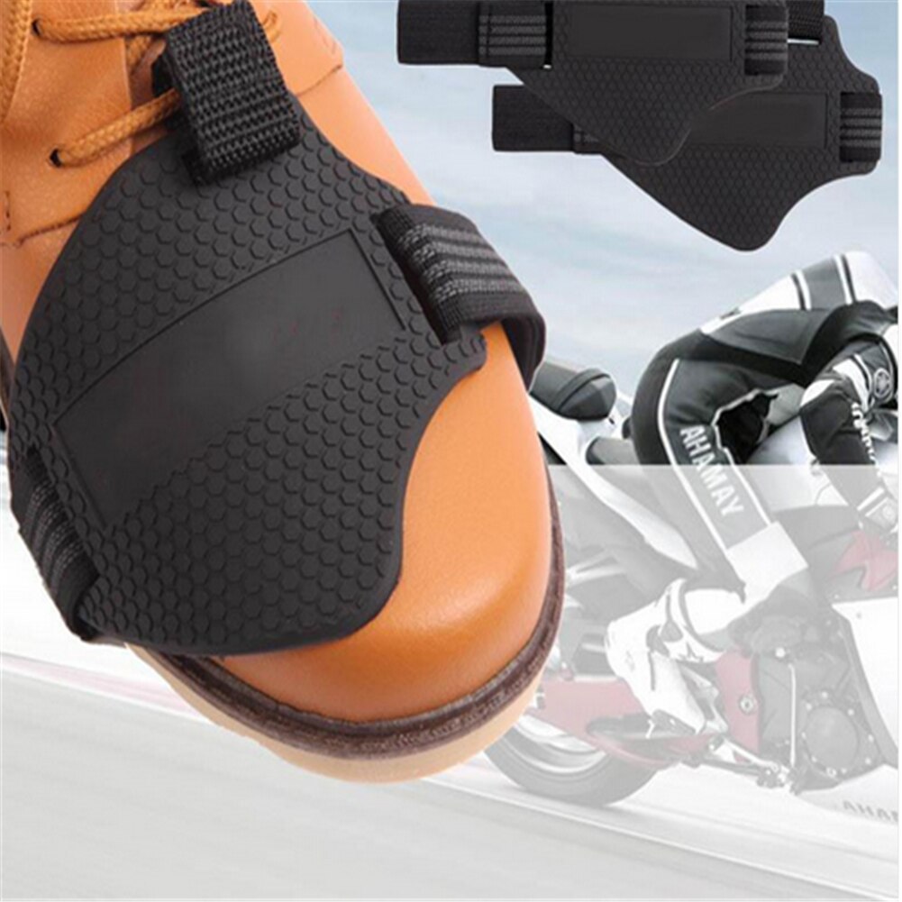 Motorfiets Schoenen Beschermende Motorfiets Gear Shifter Schoen Laarzen Protector Shift Sok Boot Cover Shifter Guards Zwart
