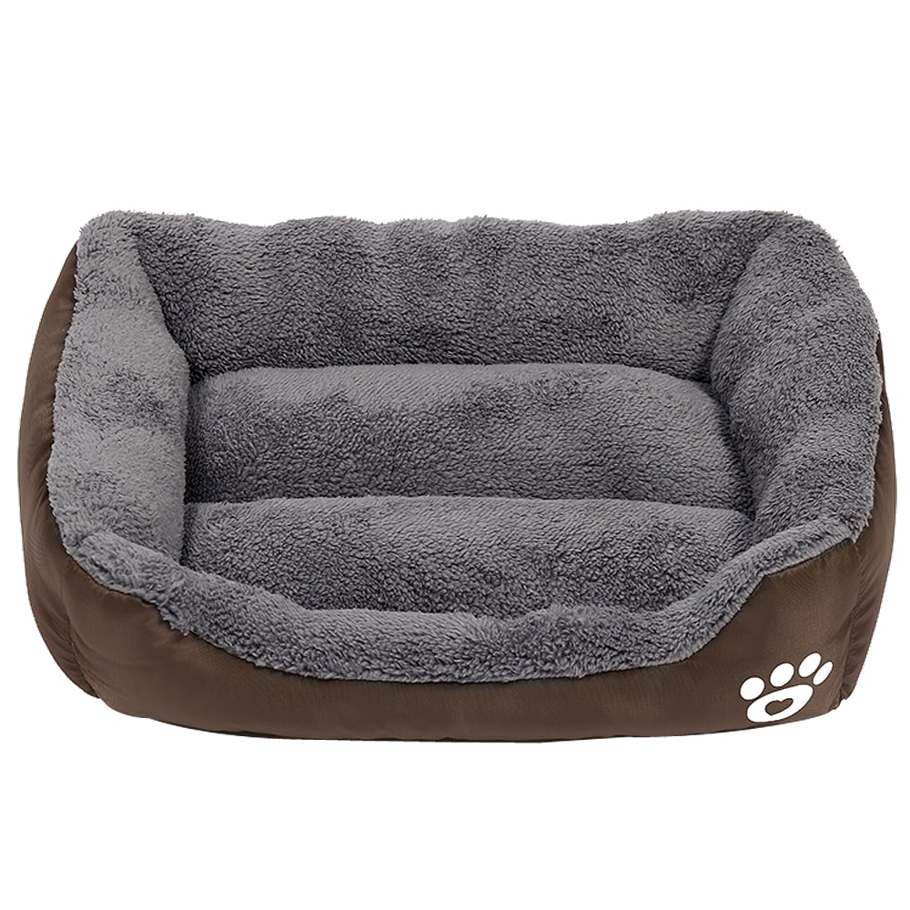 Hondenbed, klein hondenhok, warm fleece, hondensofa, kennelnest, puppy, kattenmand, mat voor kleine en middelgrote honden, chihuahua, hondenbed