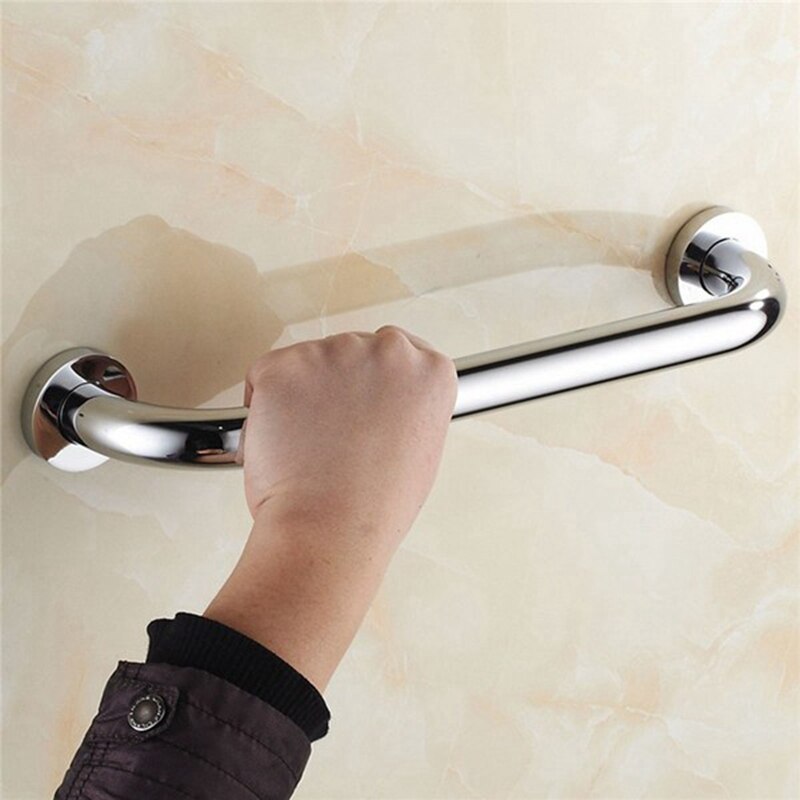 2Pcs Badkamer Bad Wc Rvs Leuning Grab Bar Douche Veiligheid Ondersteuning Handvat Handdoekenrek (50Cm)