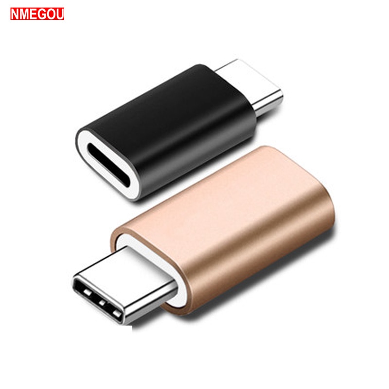 Para iluminación de 8 pines a USB C tipo-c Cable adaptador cargador conector de carga para Samsung S9 S8 Plus Huawei P20 Pro Mate 20 10 Lite
