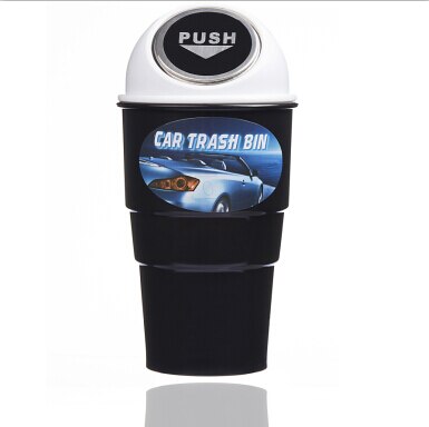 Caja de almacenamiento de estilo de coche, papelera, depósito de basura para Hyundai Santa Fe Veracruz Mistra Tucson Veloster Rohens AZERA Avante: Steel Cover White