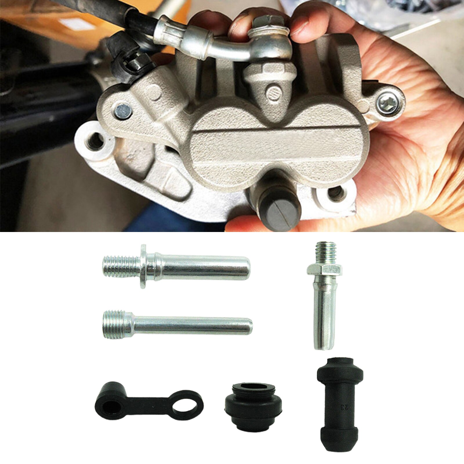 Brake Caliper Repair Kit Front Caliper Guide Pin Rebuild for SUZUKI RMZ