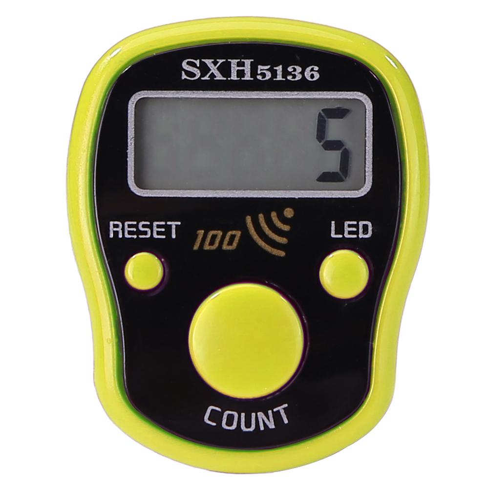 Mini Finger Rows Counter LCD Electronic Digital Tally Counter Stitch Marker And Row Finger Counting Timer Soccer Golf Counter: 10