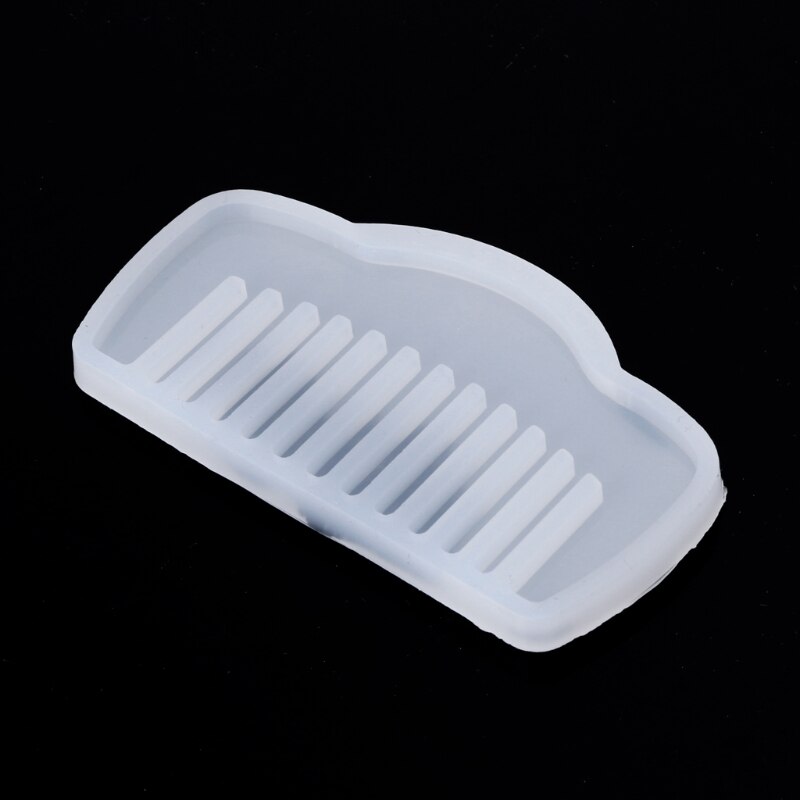 3D transparent Silikon Kamm bilden Epoxid Harz Formen Für DIY Schmuck Machen Werkzeuge