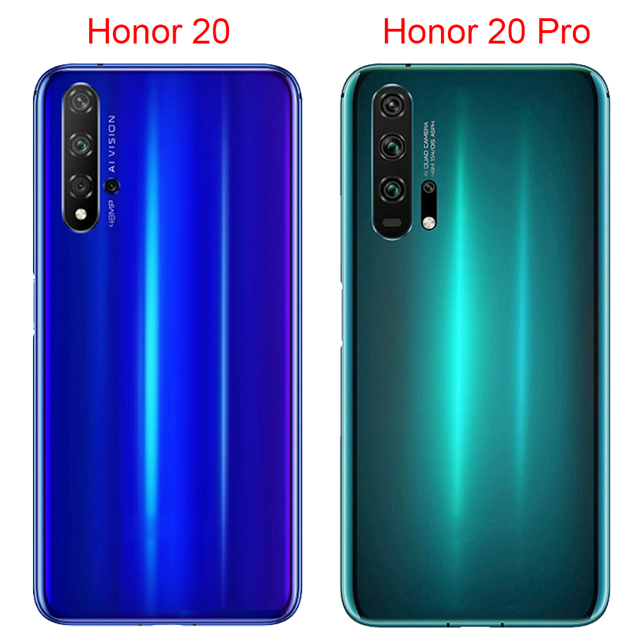 Original Für Huawei Honor 20 Profi Batterie Abdeckung Tür Zurück Gehäbenutzen Hinten fallen Für Honor 20 Batterie Abdeckung Tür Mit objektiv Ersatz
