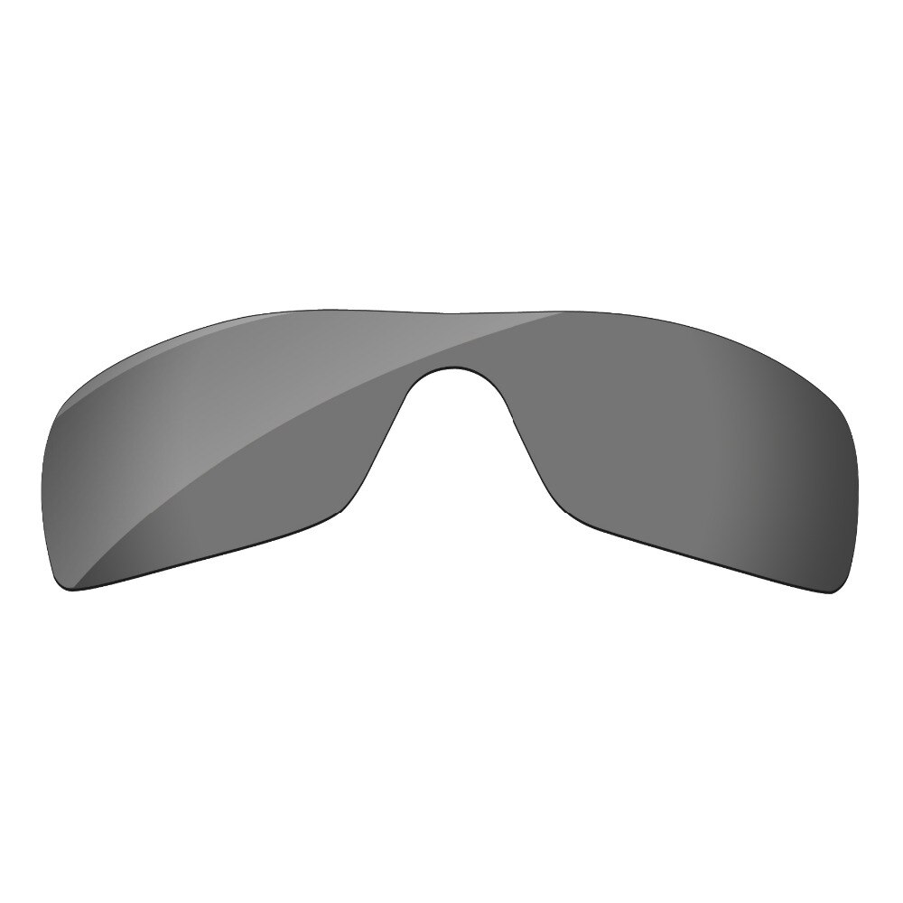 Alphax lenti di ricambio polarizzate a specchio nero cromato per-oakley Batwolf occhiali da sole montatura 100% protezione UVA e UVB