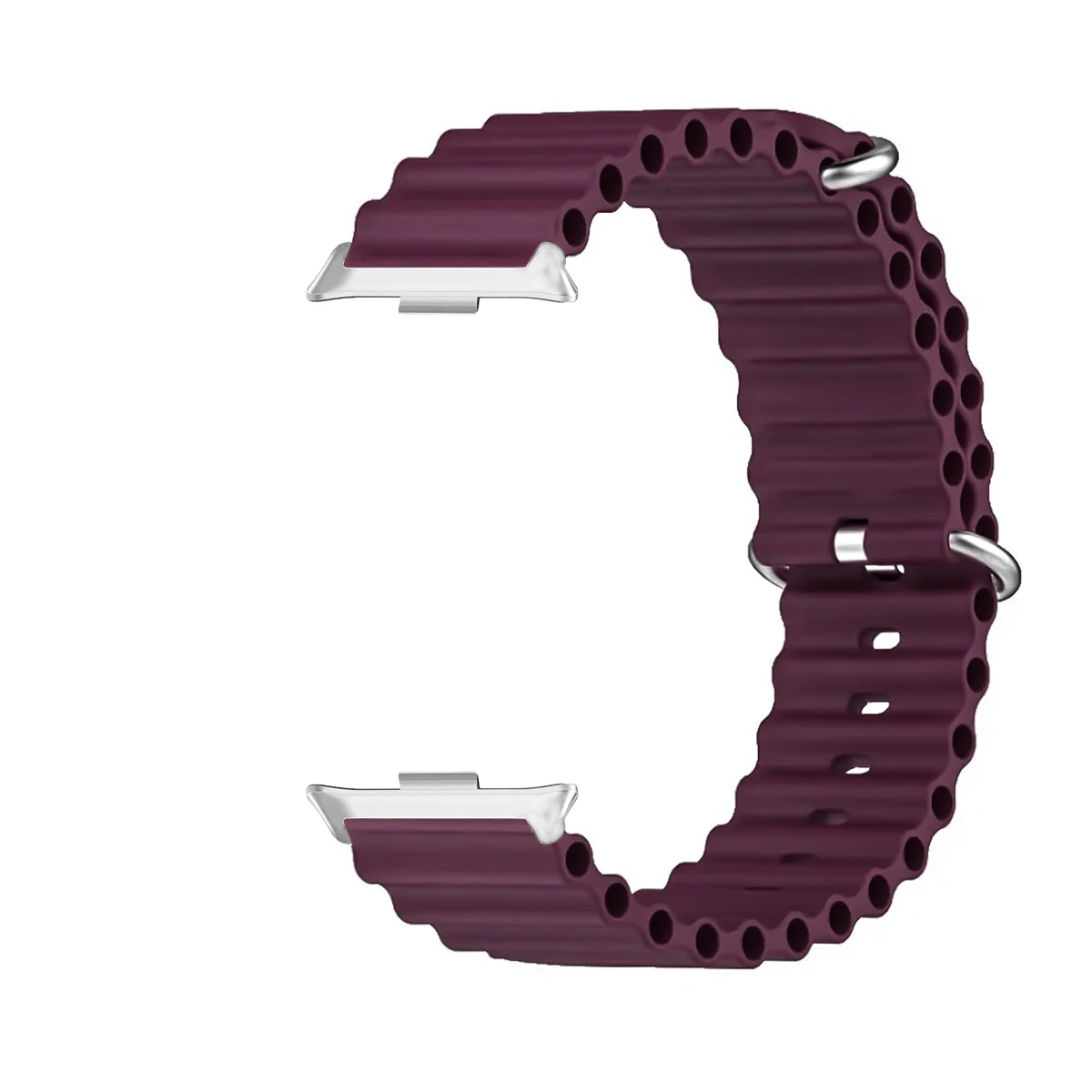 Ocean silikonrem til redmi watch 4 armbånd klokkerem armbånd til xiaomi band 8 pro erstatningsrem tilbehør correa: Xxl / Hvit