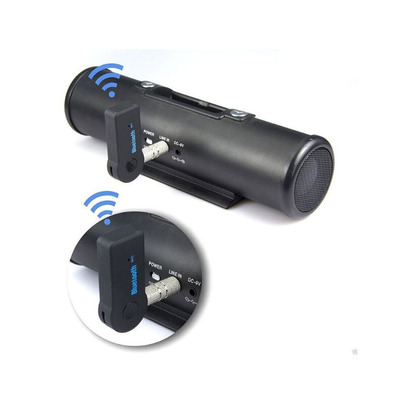 AUX3.5mm Jack Bluetooth Ontvanger Auto Draadloze Adapter Zender Muziek Ontvanger E7CA