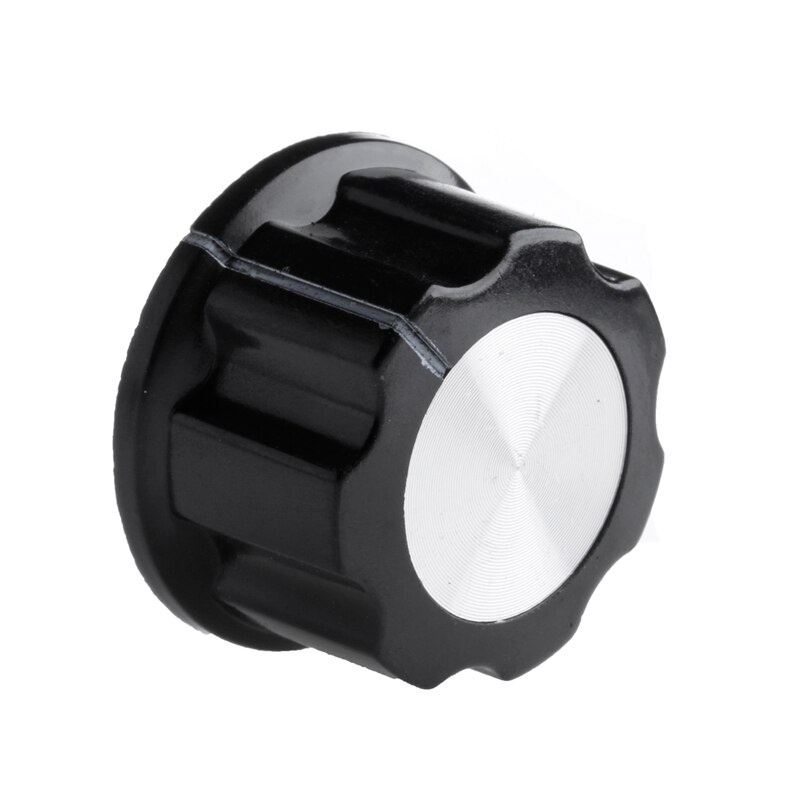 5Pcs Control Rotary Knob For 6mm Knurled Shaft Potentiometer Set