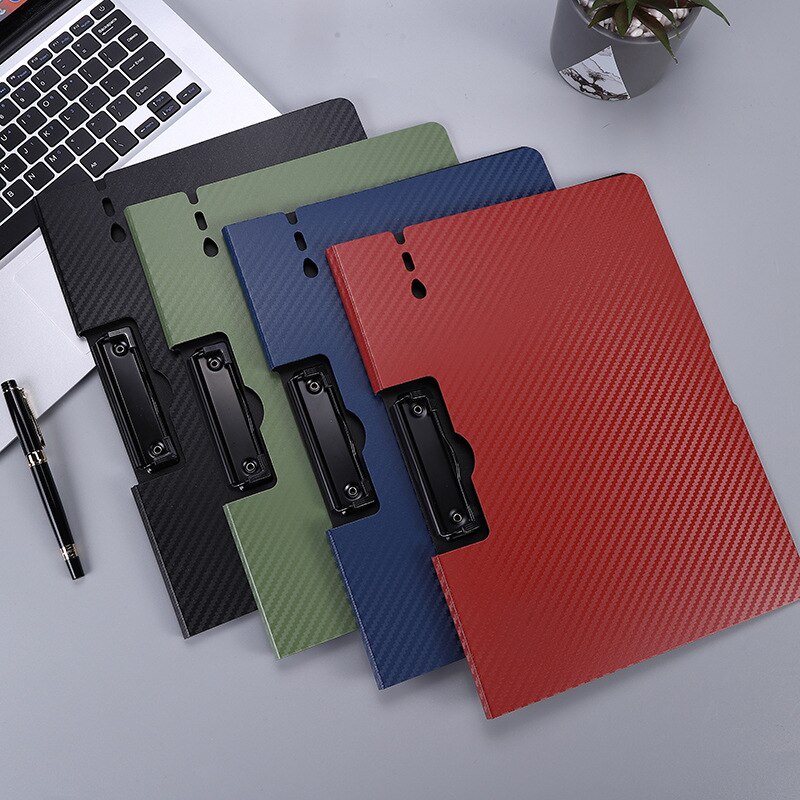 2PC A4 Vertical and Horizontal Secretary Contract Folder Board Data Storage Clip File Folder Writing Splint for Students: 1