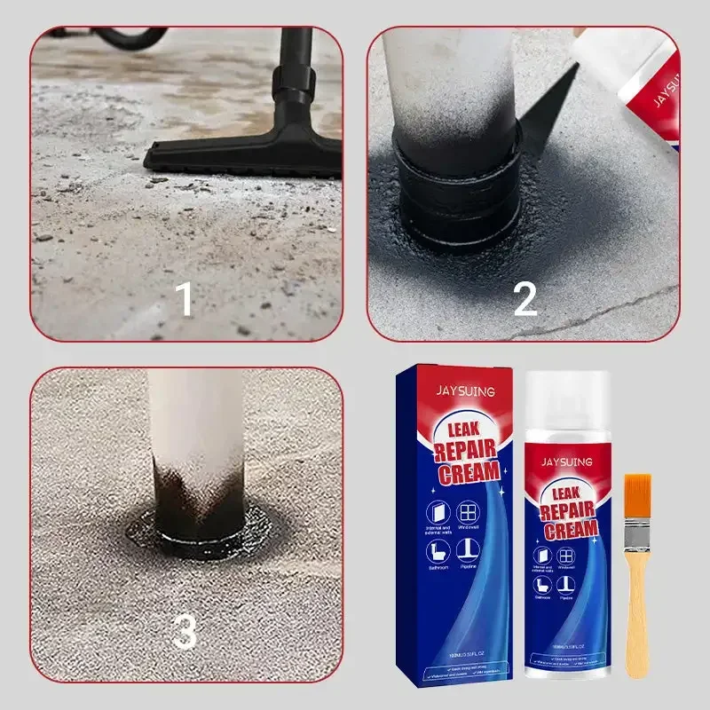 Zexef läckagereparation vattentät tätningsmedel superstark bindning hushållstätningsreparationsverktyg kraftfullt tätningsmedel krämbeläggning flytande spray