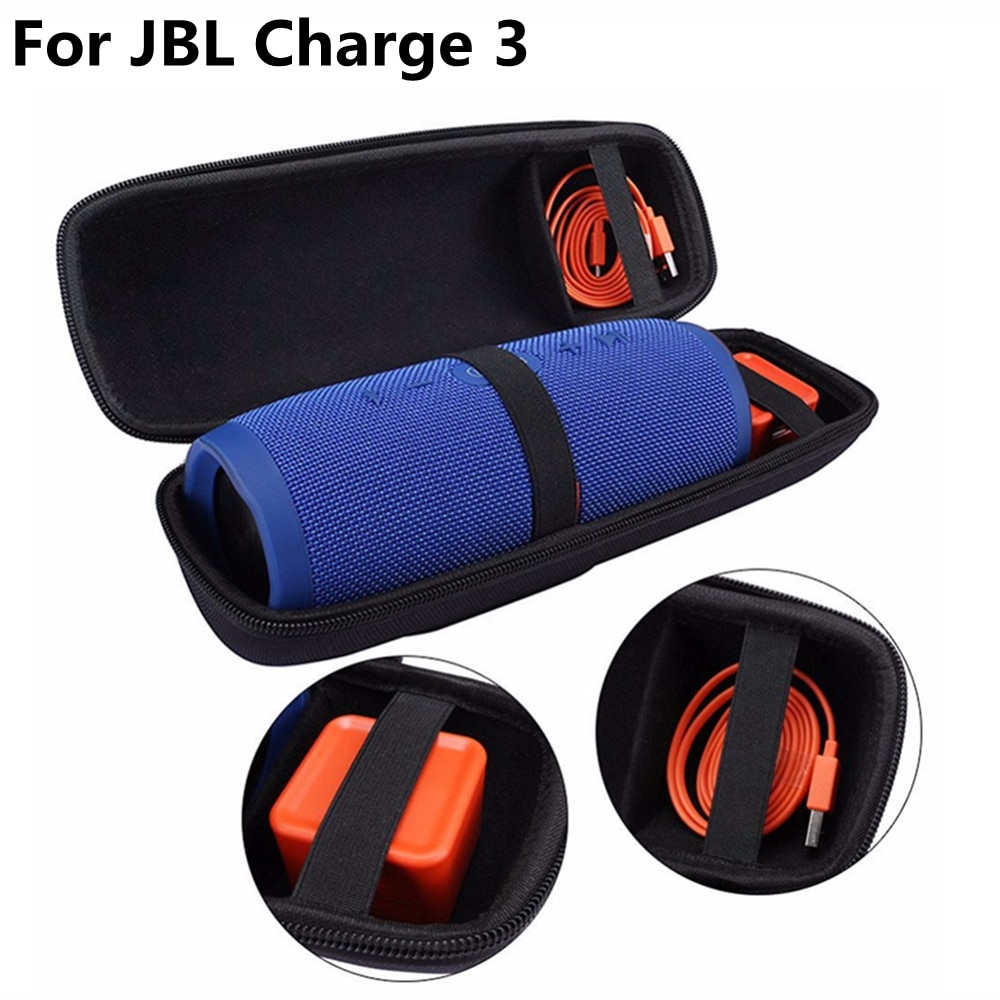 Draagbare Kolom Opslag Draagtas Pouch voor JBL Lading 3/Plus Charge3 Bluetooth Speaker EVA Beschermhoes Cover Protector