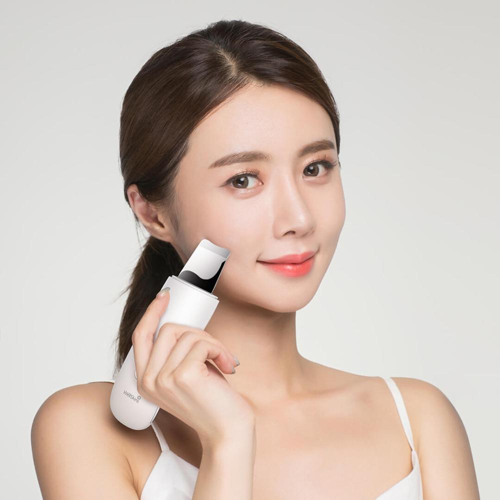 Xiaomi MIJIA Ultrasonic Facial Skin Scrubber Deep Face Cleaning Peeling Skin Care Device xiomi Smart home Chip Beauty Instrument