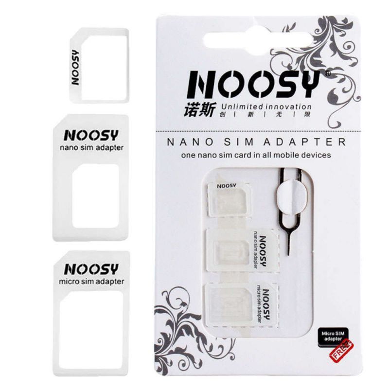 4 in 1 konvertera nano sim-kort till micro-standardadapter för iphone för samsung 4g lte usb trådlös router