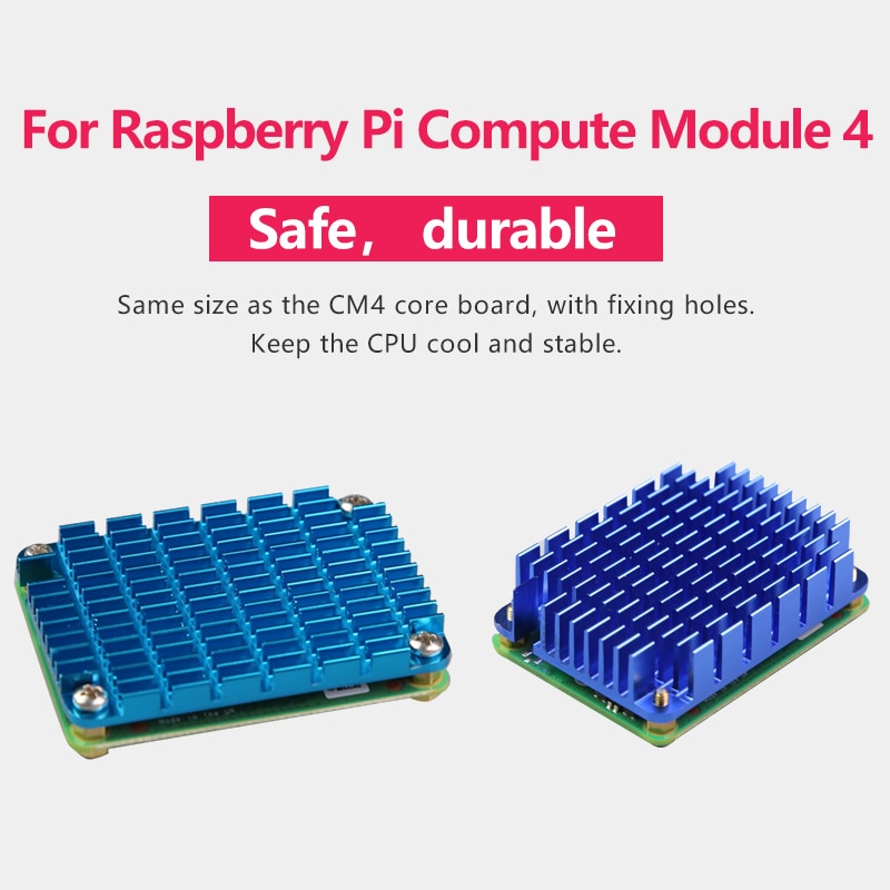 Raspberry pi calcula o módulo 4 cm4 refrigerador do dissipador de calor wifi 40*55mm