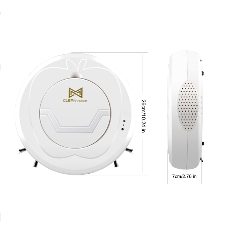 Robot Vacuum Cleaner - USB Rechargeable - Low Noise - Smart Sweeping Machine