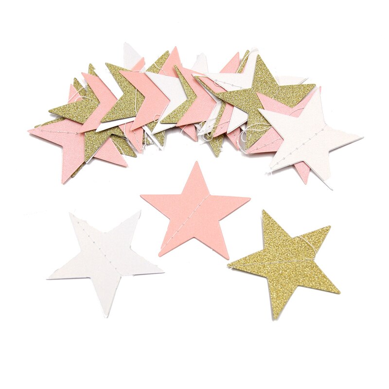 2.5M Lampa błyskowa gwiazdy transparent ciągnąć ozdoby kwiatowe urodziny wesele układ tła niemowlę prysznic artykuły robić dekoracji na imprezę