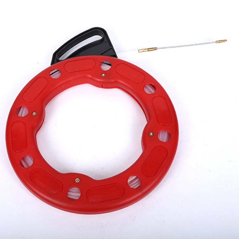 -Fish Tape Reel Puller Flexible Nylon Conduit Conduit Ducting Rodder Pulling Wire Cable