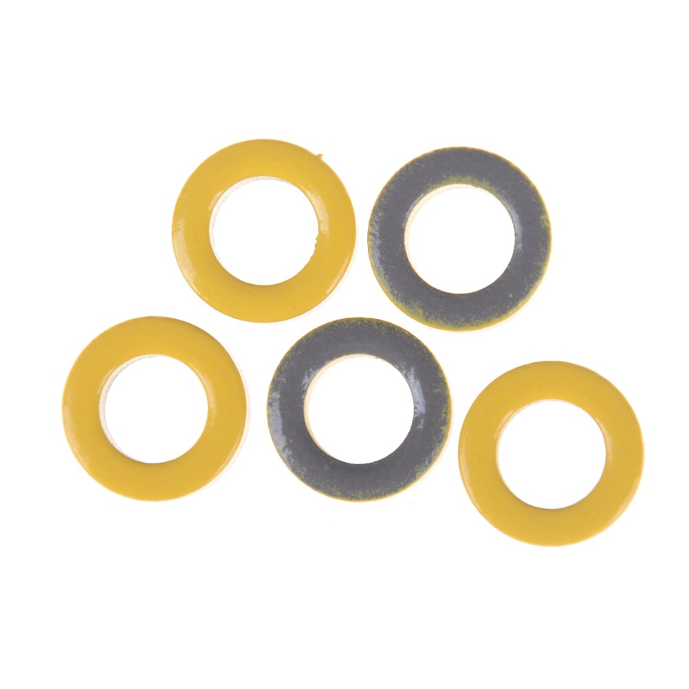 5pc giallo grigio toroidale nuclei di Ferro in polvere polvere di Ferro nucleo di ferrite Toroide Nucleo auto bonyl polvere di ferro di buona qualità nuovo arrivo