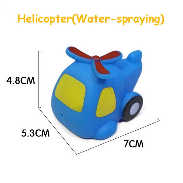 Giocattoli d&#39;acqua per bambini cartone animato classico doccia bagno macchinine treno barche bagno nuoto bagno doccia giocattoli educativi per bambini regalo: HELICOPTER