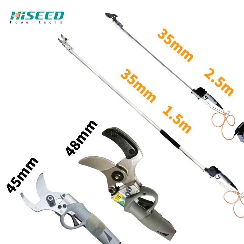 electric fruit tree pruner 2.5m and 1.5 m cutting multi-use