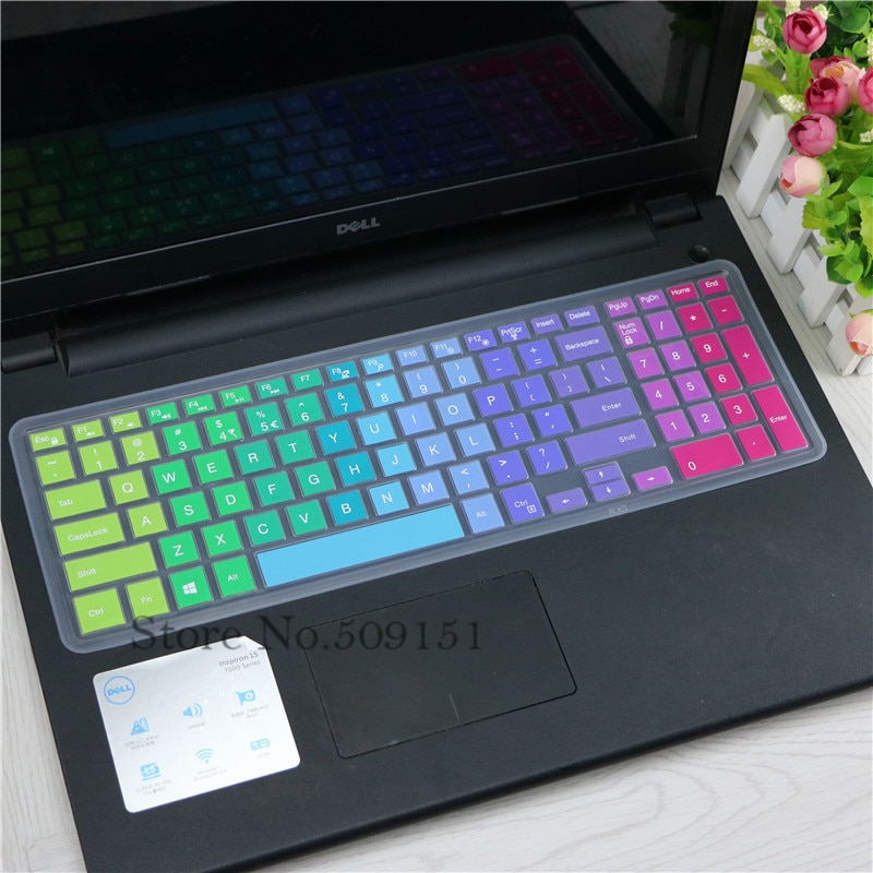 15.6 inch laptop keyboard cover skin For Dell Inspiron 15 5000 series i5545 i5547 5545 5542 5548 5555 5558 5559 5566 5567 5577