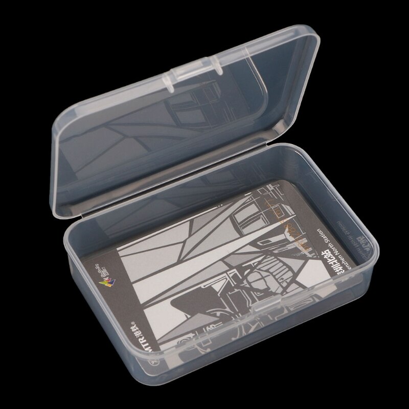 Small Transparent Plastic Storage Boxs Clear Square Multipurpose Display Case