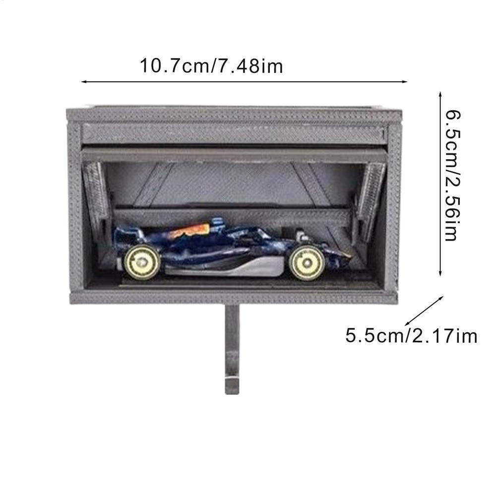 Car Garage Key Holder With Opening Door Space-saving Key Rack Durable For Vehicle Enthusiasts Key storage supplies: green